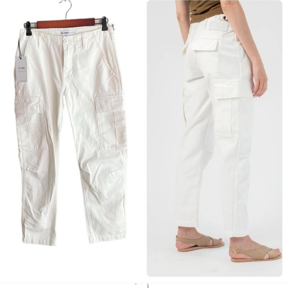 RE/DONE Cargo Pant in off-White